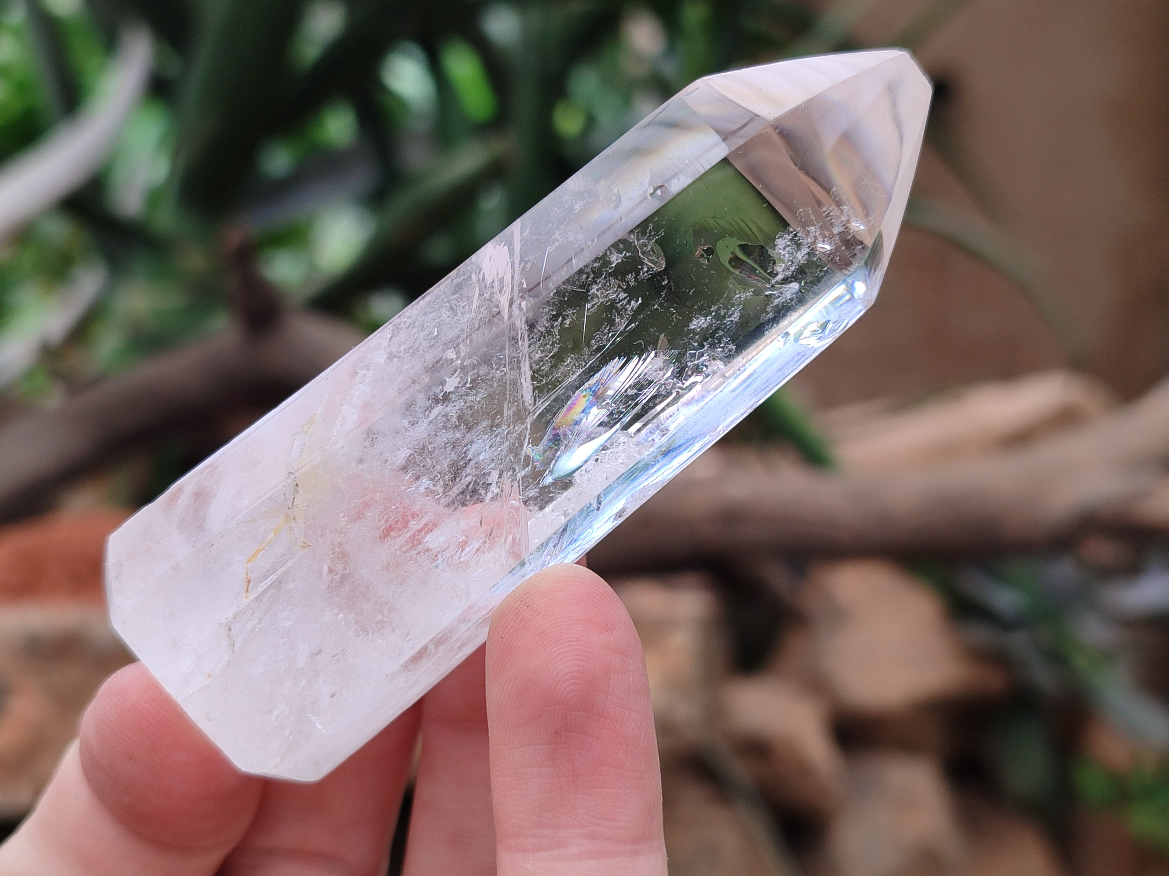 Polished Clear Quartz Points x 12 From Madagascar - Toprock Gemstones and Minerals 