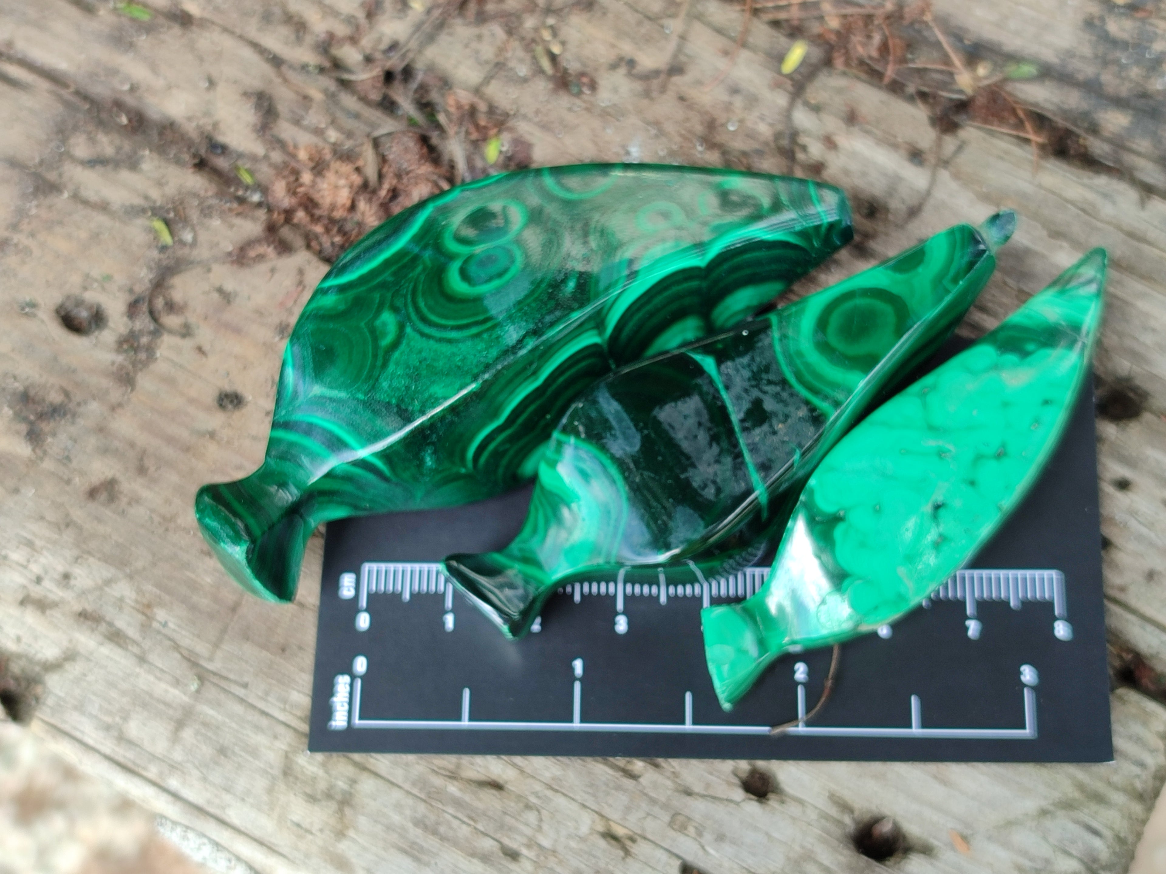 Polished Assorted Malachite Fruit Carvings x 12 From Congo - Toprock Gemstones and Minerals 