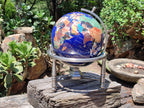 Polished Lapis Lazuli World Globe x 1 From China - Toprock Gemstones and Minerals 
