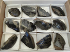 Polished On One Side Pharaoh Stone x 12 From Zimbabwe - Toprock Gemstones and Minerals 