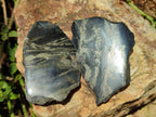 Polished On One Side Pharaoh Stone x 12 From Zimbabwe - Toprock Gemstones and Minerals 