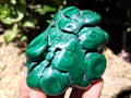 Polished Flower Banded Malachite Free Forms x 6 From Congo - Toprock Gemstones and Minerals 