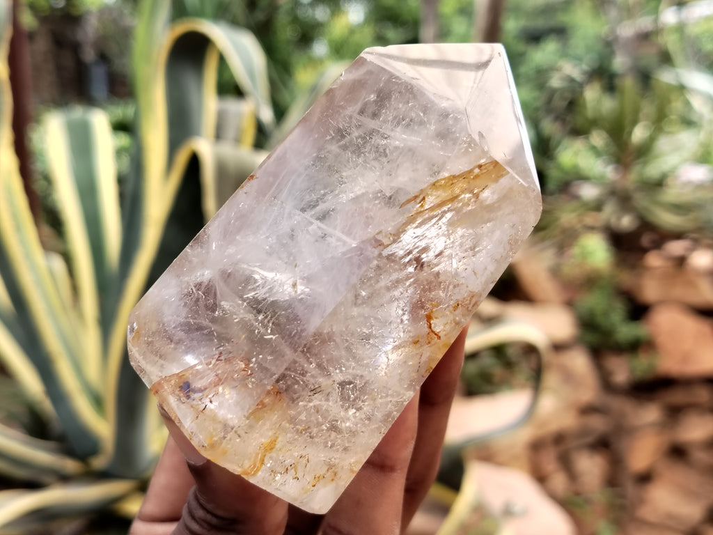 Polished Clear Quartz Crystals x 3 From Madagascar - Toprock Gemstones and Minerals 