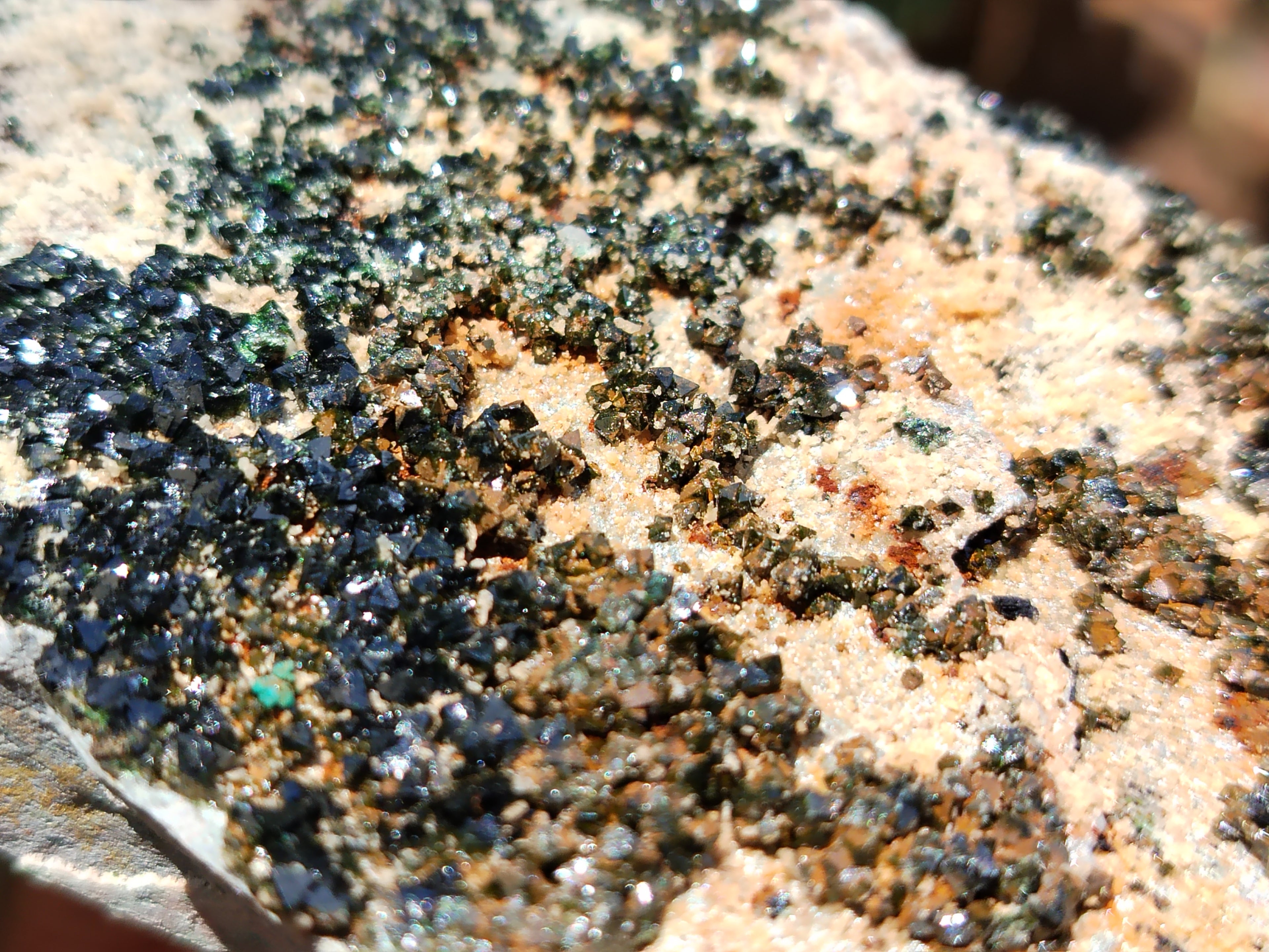 Natural Libethenite Crystals On Dolomite Matrix Specimens x 5 From Shituru, Congo - Toprock Gemstones and Minerals 