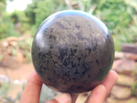 Polished Pharaoh Stone Spheres x 2 From Zimbabwe - Toprock Gemstones and Minerals 