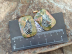 Polished Unakite Pendant with Hand Painted Zebra - Sold Per Item - From South Africa - Toprock Gemstones and Minerals 