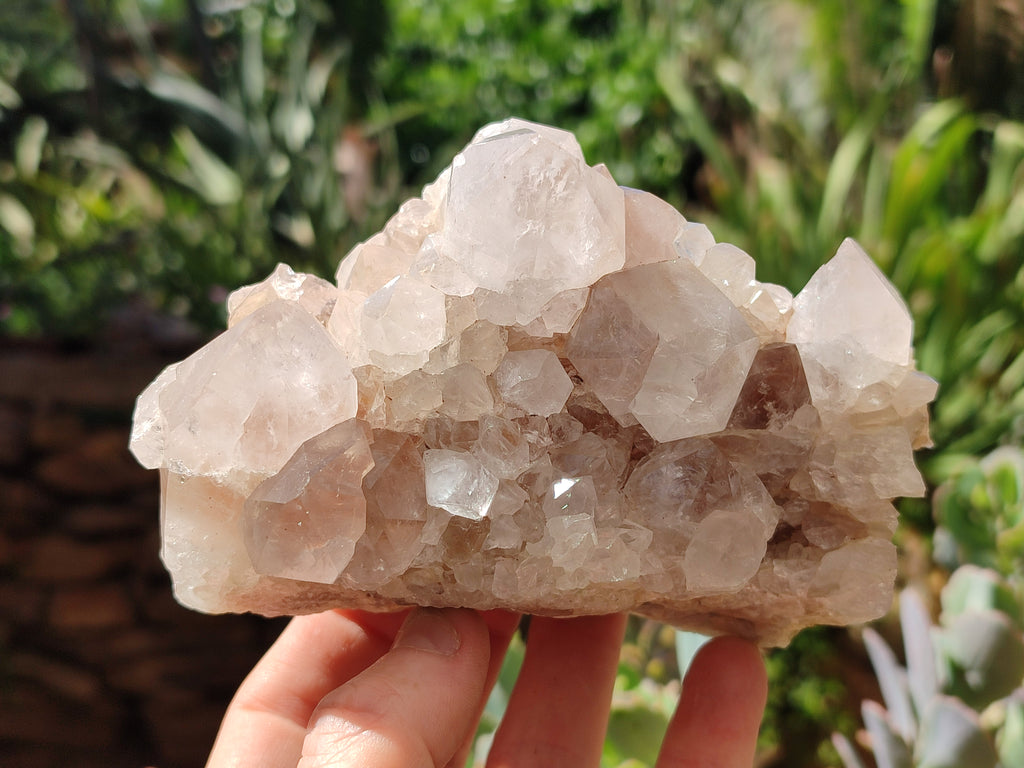 Natural Spirit Quartz Clusters x 3 From Boekenhouthoek, South Africa - Toprock Gemstones and Minerals 