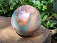 Polished Polychrome Jasper Spheres x 2 From Mahajanga, Madagascar - Toprock Gemstones and Minerals 