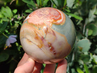 Polished Polychrome Jasper Spheres x 2 From Mahajanga, Madagascar - Toprock Gemstones and Minerals 
