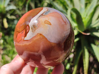 Polished Polychrome Jasper Spheres x 2 From Mahajanga, Madagascar - Toprock Gemstones and Minerals 