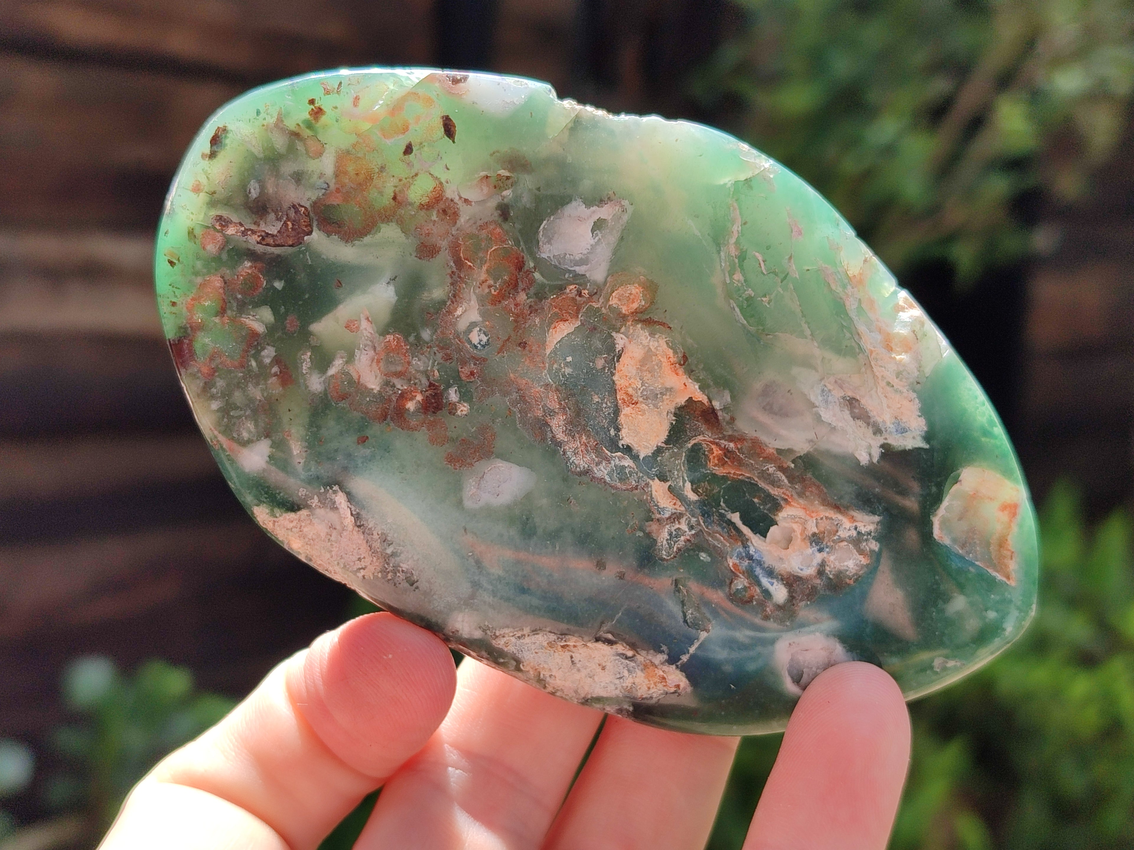 Polished Emerald Mtorolite Free Forms x 6 From Mutorashanga, Zimbabwe - Toprock Gemstones and Minerals 