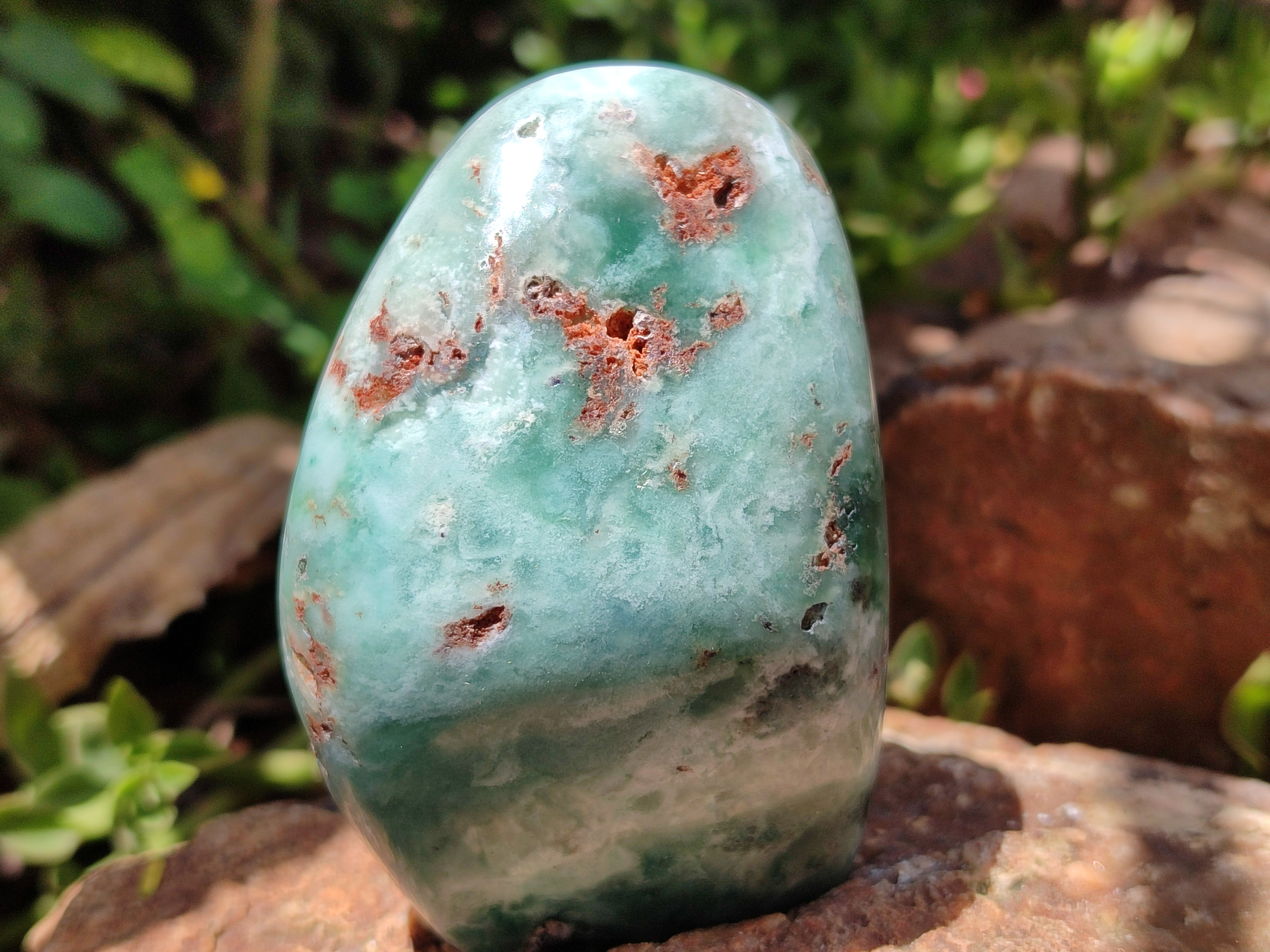 Polished Emerald Mtorolite Free Forms x 6 From Mutorashanga, Zimbabwe - Toprock Gemstones and Minerals 