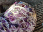 Polished Chevron Amethyst Standing Free Form x 1 From Madagascar - Toprock Gemstones and Minerals 