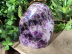 Polished Chevron Amethyst Standing Free Form x 1 From Madagascar - Toprock Gemstones and Minerals 