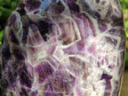 Polished Chevron Amethyst Standing Free Form x 1 From Madagascar - Toprock Gemstones and Minerals 