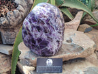 Polished Chevron Amethyst Standing Free Form x 1 From Madagascar - Toprock Gemstones and Minerals 