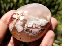 Polished Flower Agate Gallet / Palm Stones x 12 From Madagascar - Toprock Gemstones and Minerals 