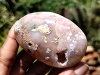 Polished Flower Agate Gallet / Palm Stones x 12 From Madagascar - Toprock Gemstones and Minerals 
