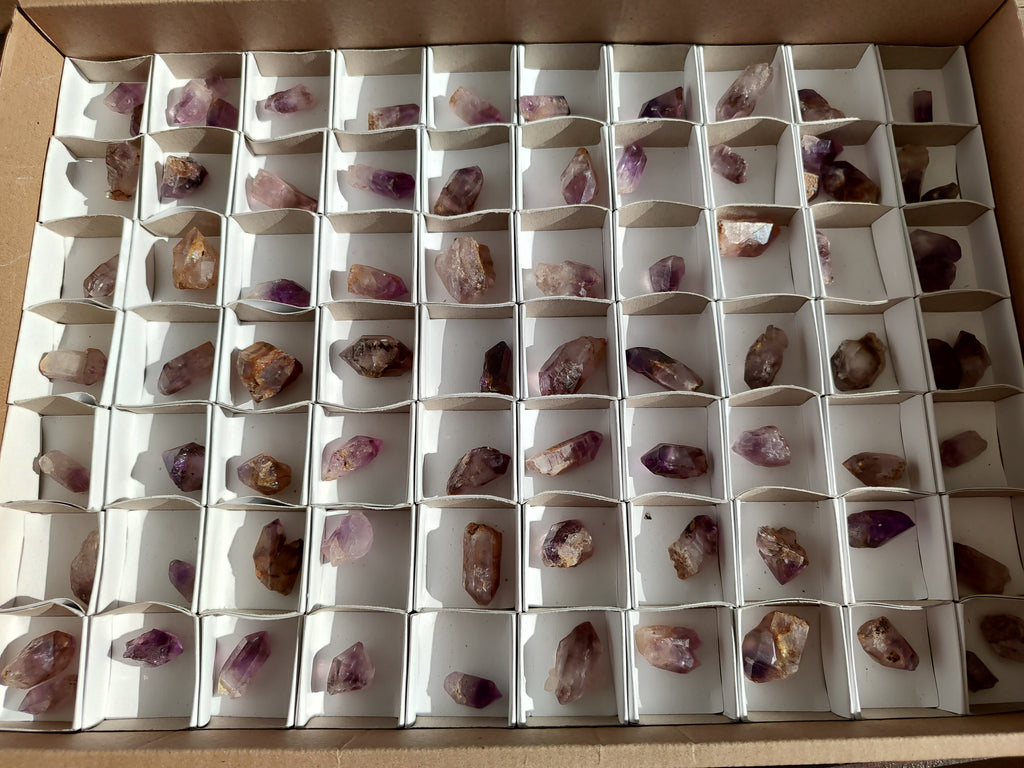 Natural Royal Zulu Amethyst Crystals x 79 from KwaZulu Natal, South Africa - Toprock Gemstones and Minerals 