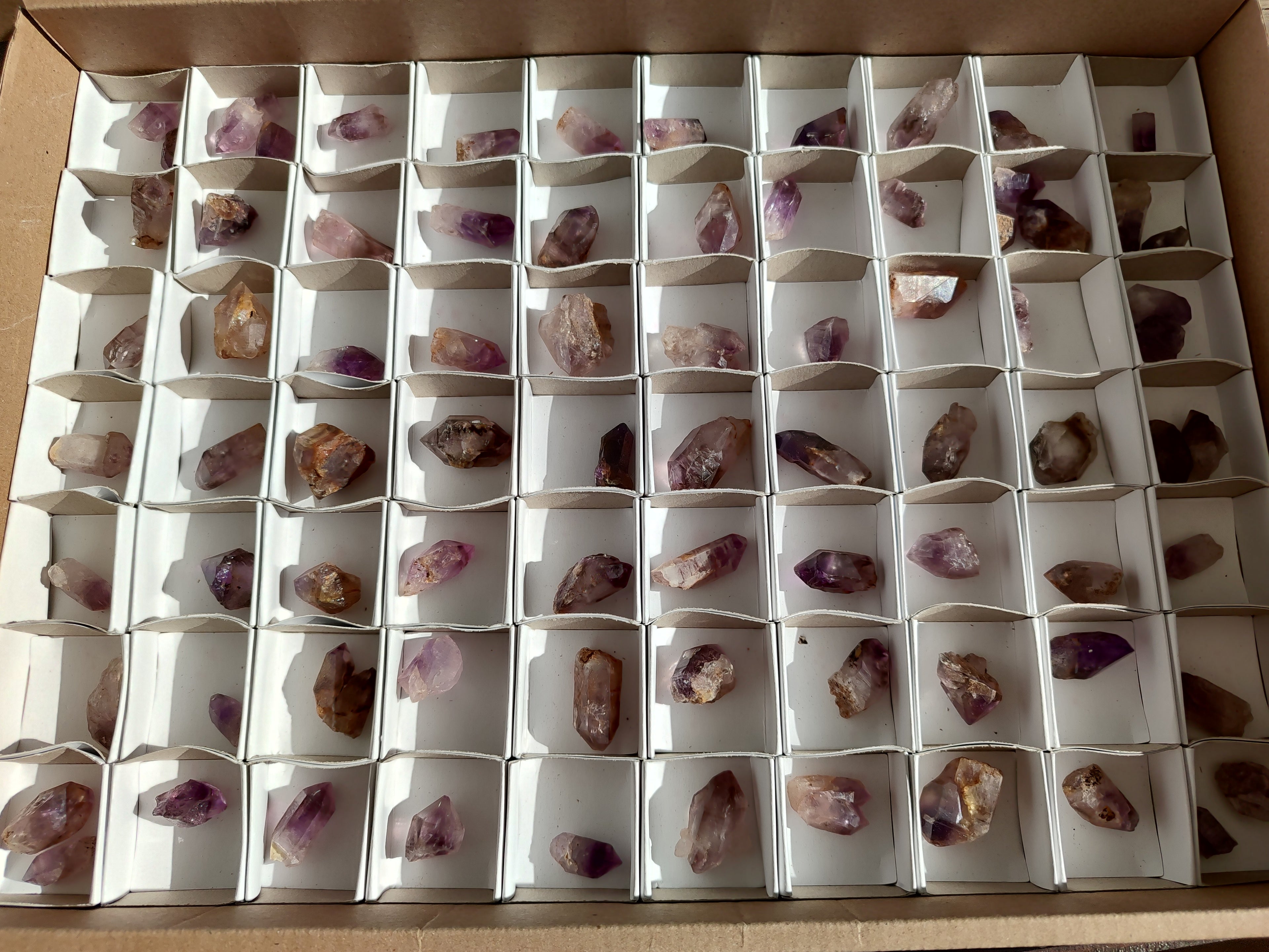 Natural Royal Zulu Amethyst Crystals x 79 from KwaZulu Natal, South Africa - Toprock Gemstones and Minerals 