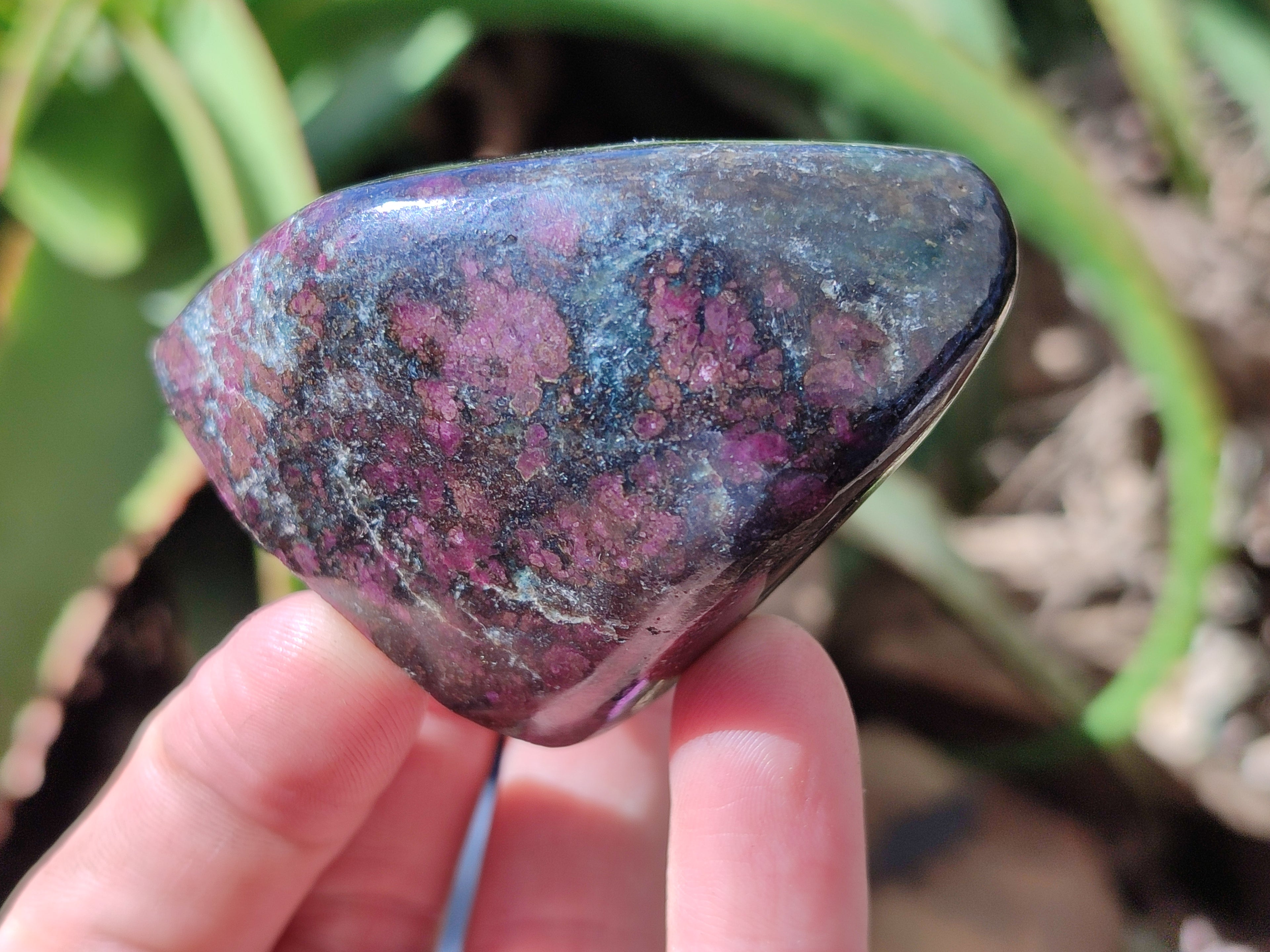 Polished Ruby Corundum In Chrome Verdite Standing Free Forms x 6 From Zimbabwe - Toprock Gemstones and Minerals 