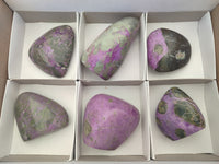 Polished Stichtite Free Forms x 6 From Barberton, South Africa - Toprock Gemstones and Minerals 