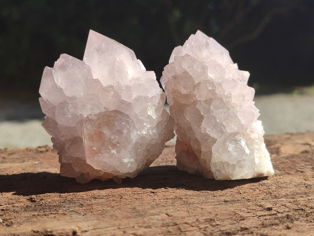 Natural Amethyst Spirit Quartz Clusters x 12 From Boekenhouthoek, South Africa - Toprock Gemstones and Minerals 