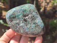 Polished Emerald Mica In Matrix Free Forms x 3 From Mutoko, Zimbabwe - Toprock Gemstones and Minerals 
