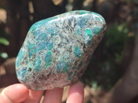 Polished Emerald Mica In Matrix Free Forms x 3 From Mutoko, Zimbabwe - Toprock Gemstones and Minerals 