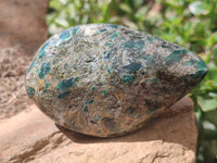 Polished Emerald Mica In Matrix Free Forms x 3 From Mutoko, Zimbabwe - Toprock Gemstones and Minerals 