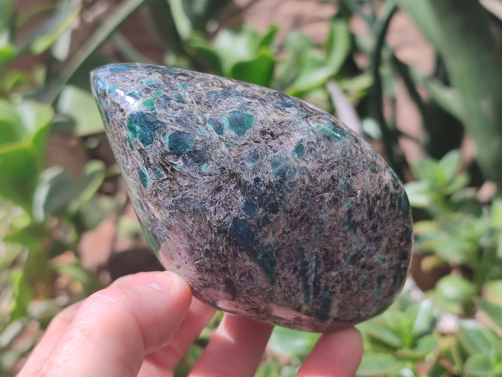Polished Emerald Mica In Matrix Free Forms x 3 From Mutoko, Zimbabwe - Toprock Gemstones and Minerals 