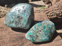 Polished Emerald Mica In Matrix Free Forms x 3 From Mutoko, Zimbabwe - Toprock Gemstones and Minerals 