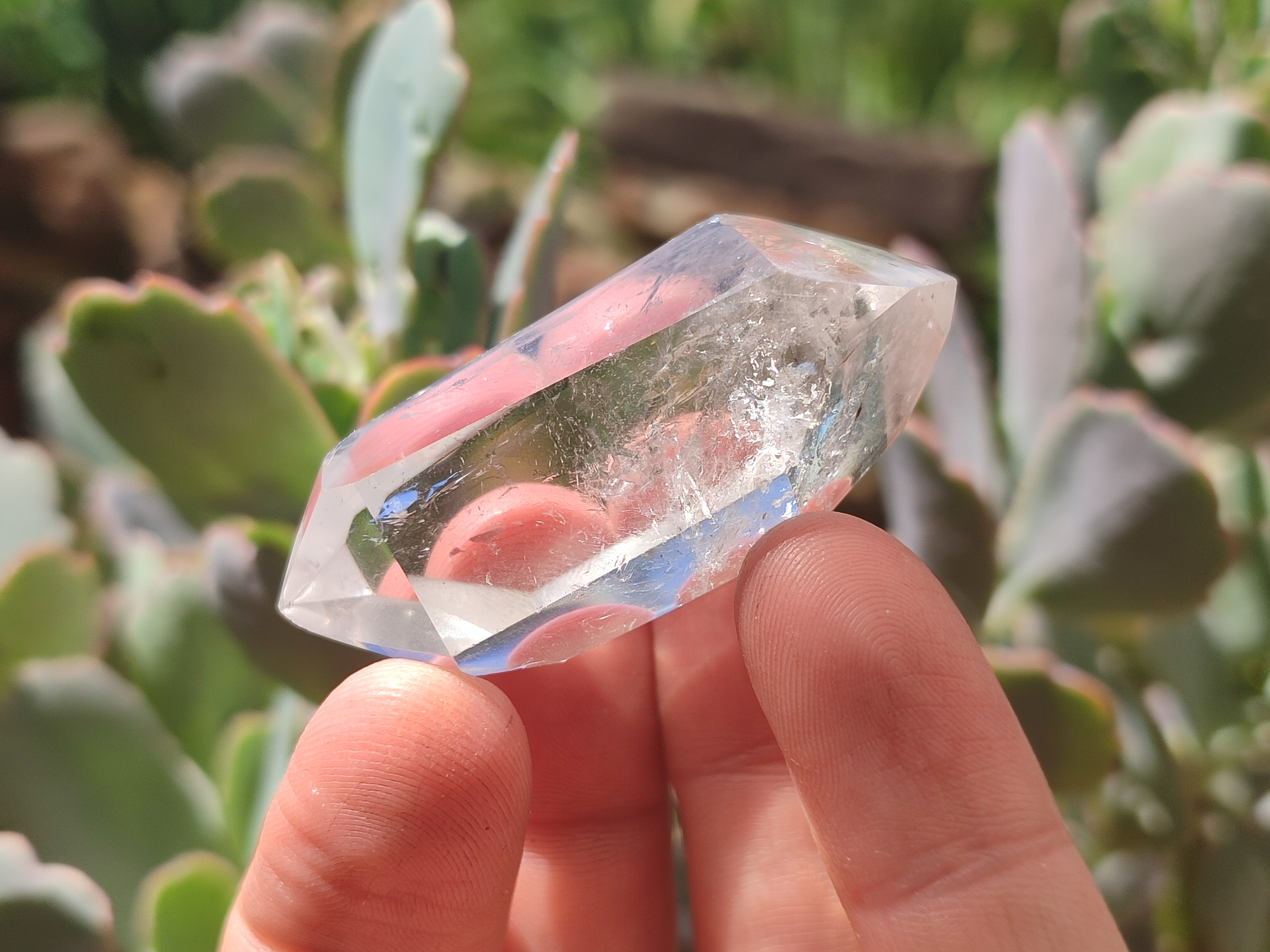Polished Clear Quartz Double Terminated Crystals x 35 From Madagascar - Toprock Gemstones and Minerals 