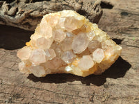 Natural Limonite Quartz Clusters x 6 From Solwezi, Zambia - Toprock Gemstones and Minerals 