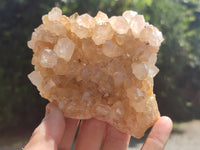 Natural Limonite Quartz Clusters x 6 From Solwezi, Zambia - Toprock Gemstones and Minerals 