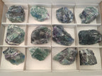 Natural Watermelon Fluorite Cobbed Specimens x 12 From Uis, Namibia - Toprock Gemstones and Minerals 