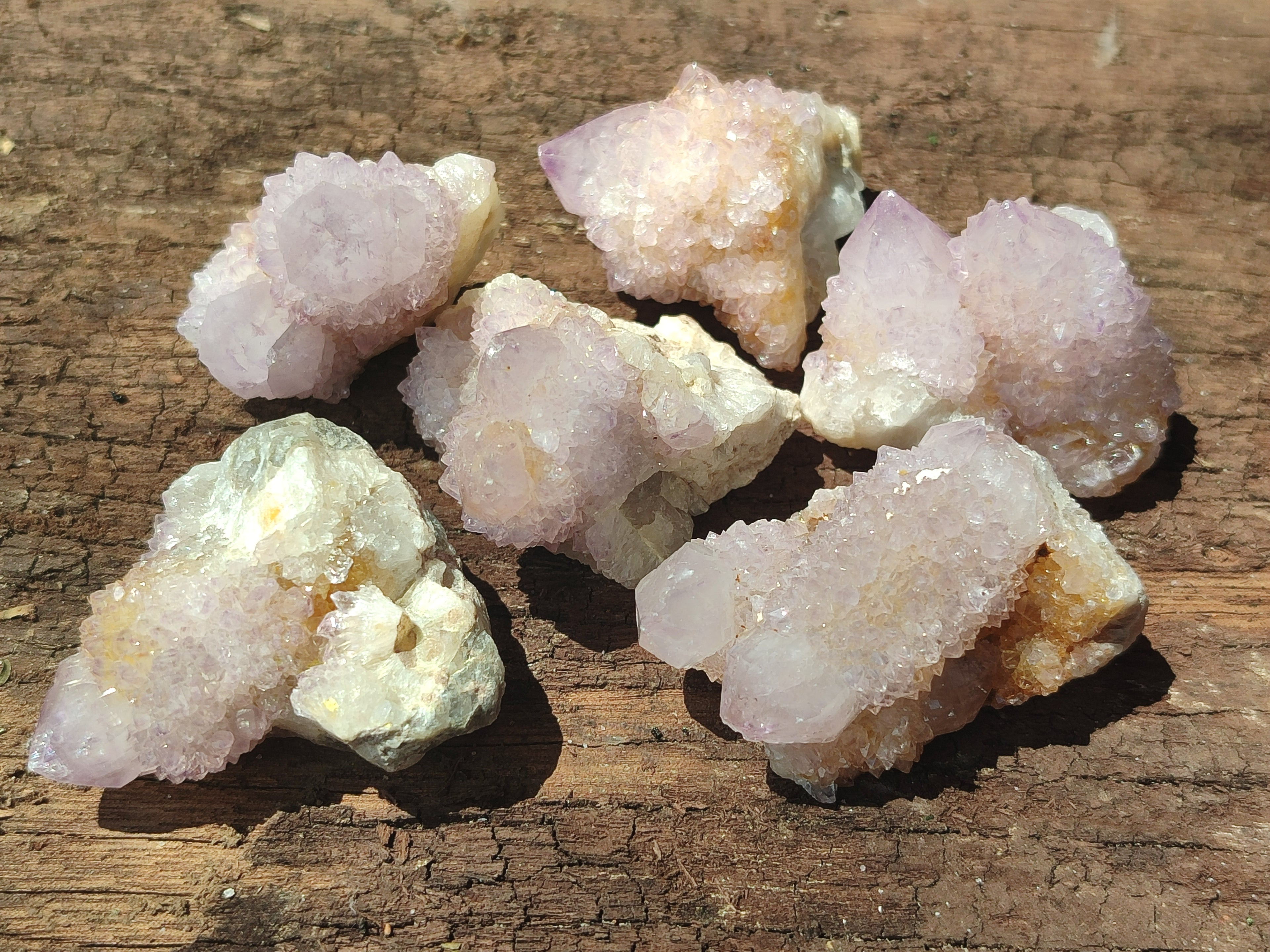 Natural Amethyst Spirit Quartz Clusters x 21 From Boekenhouthoek, South Africa - Toprock Gemstones and Minerals 