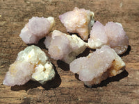 Natural Amethyst Spirit Quartz Clusters x 21 From Boekenhouthoek, South Africa