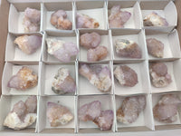Natural Amethyst Spirit Quartz Clusters x 21 From Boekenhouthoek, South Africa