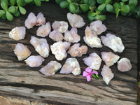 Natural Amethyst Spirit Quartz Clusters x 21 From Boekenhouthoek, South Africa
