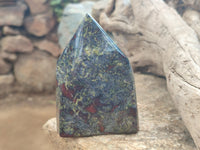 Polished Bastite Dragons Blood Stone Points x 3 From Tshipise, South Africa - Toprock Gemstones and Minerals 