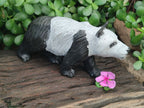 Hand Made Soapstone Panda Carving x 1 From Zimbabwe - Toprock Gemstones and Minerals 