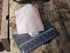 Polished Rose Quartz Pyramids x 5 From Madagascar - Toprock Gemstones and Minerals 