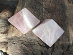 Polished Rose Quartz Pyramids x 5 From Madagascar - Toprock Gemstones and Minerals 