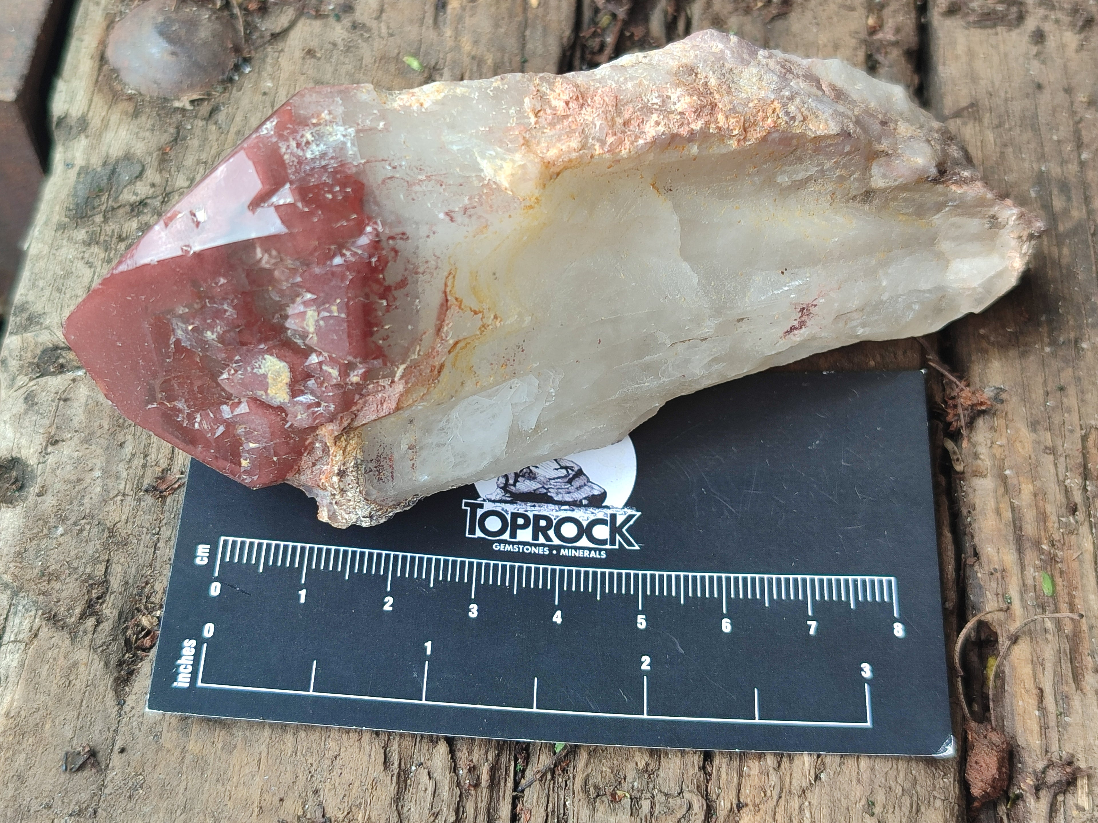 Polished Hematoid Quartz Crystals x 7 From Zimbabwe - Toprock Gemstones and Minerals 