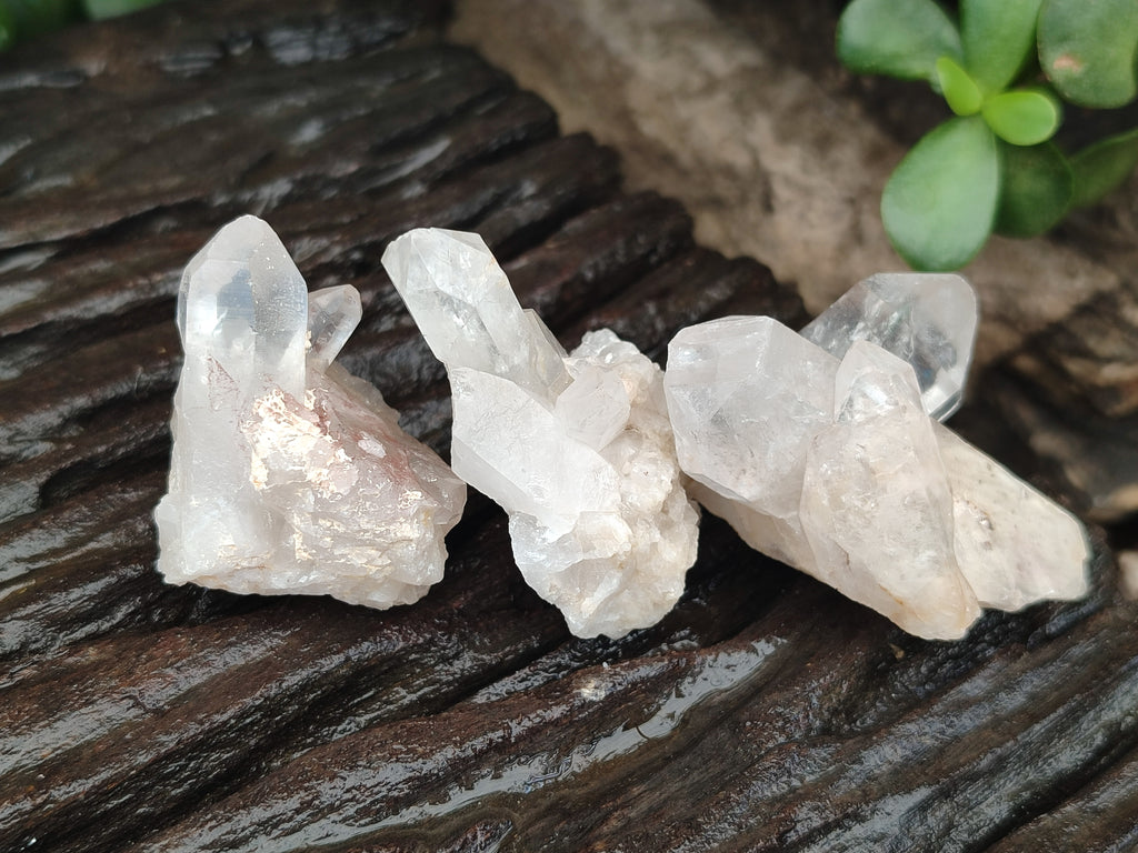 Natural Quartz Crystals x 35 From Mpika, Zambia - Toprock Gemstones and Minerals 