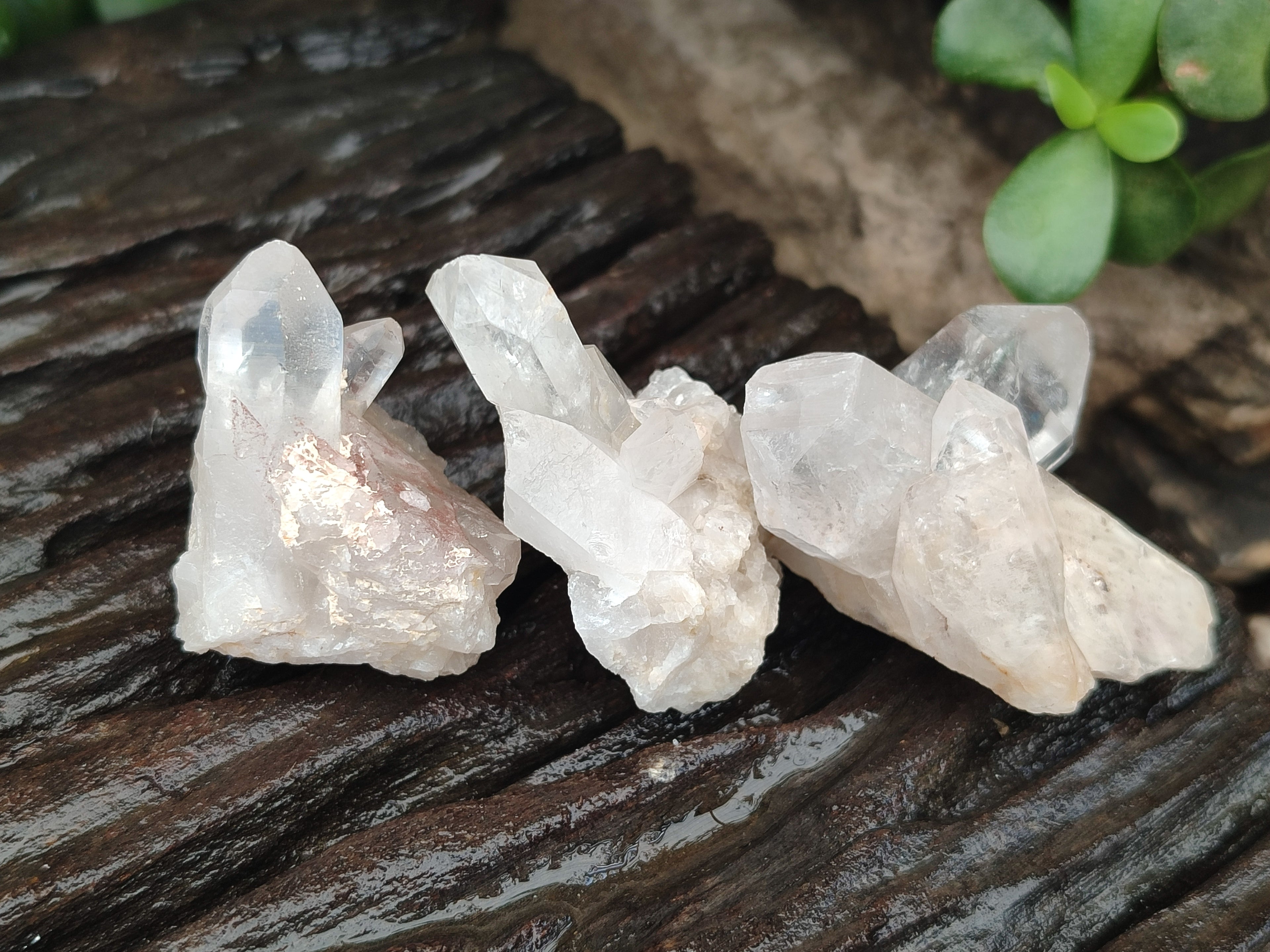 Natural Quartz Crystals x 35 From Mpika, Zambia - Toprock Gemstones and Minerals 