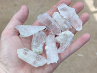Natural Quartz Crystals x 35 From Mpika, Zambia - Toprock Gemstones and Minerals 