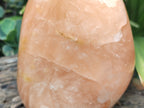 Polished Orange Twist Calcite Standing Free Forms x 2 From Madagascar - Toprock Gemstones and Minerals 