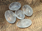 Polished Girasol Pearl Quartz Palm Stones x 12 From Madagascar - Toprock Gemstones and Minerals 